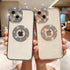 Casechics Luxury Glitter Bling Case for iPhone 11, Rhinestone Bumper Camera Lens Protection, Gold