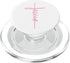 Jesus Cross Christian PopSockets Lovely Gift Idea for Women in Pink, PopGrip for MagSafe