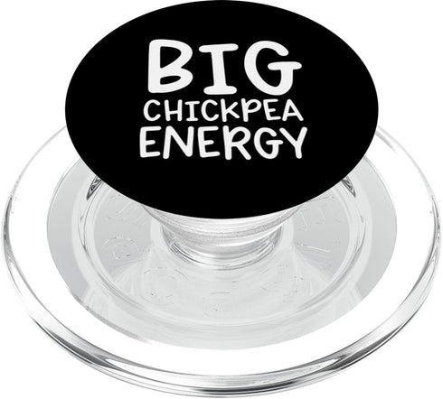 Funny Chickpea Designs Big Chickpea Energy PopSockets MagSafe PopGrip for iPhone