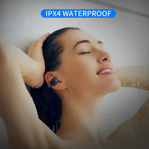 Mini Wireless Earbuds Black, Bluetooth 5.0, Light-Weight Headphones, IPX4 Waterproof, Built-in Mic, Sport Earphone for