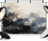 Hokiten Backdrop for Photography, Black Blue Beige Brushed Microfiber Fabric Backdrop Curtain for