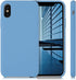kwmobile TPU Silicone Case for Apple iPhone X - Vintage Blue Phone Cover with Soft Finish
