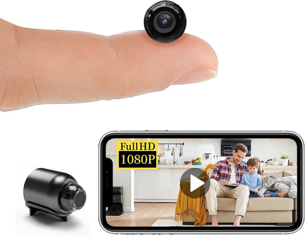 New Smallest Wireless WiFi Camera, HD1080P Security Camera, Portable Smart Baby Monitor with Video Recording Live Feed
