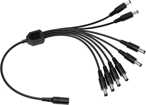 ZOSI DC 1 Female to 8 Male Output Power Splitter Cable Y