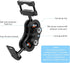 Radar Detector Mount, Aluminum Rearview Mirror Rod Bracket for Cobra iRadar ESD SPX RAD 480i 450 380 7800BT