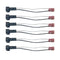 Bstenky 6 Pack Speaker Wire Harness Car Front Rear Door Speakers Adapter Wiring