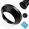 58mm Universal Wide Angle Lens Hood, Metal Sunshade with Centre Pinch Lens Cap for Canon Nikon Sony Pentax Olympus Fuji