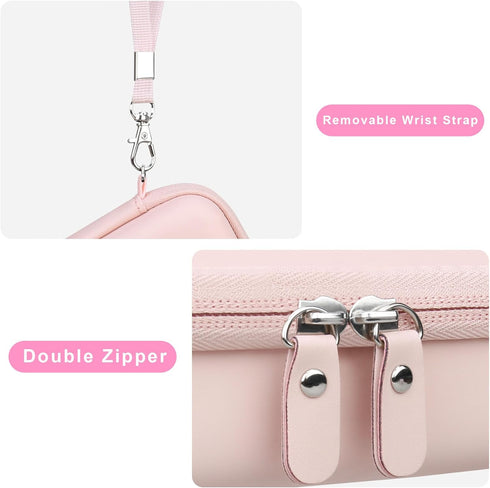 Canboc Carrying Case: Compatible with Yoto Mini Bluetooth Travel Audio & Music Player, Mesh Pocket for Audiobook Cards,