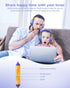 Kids Headphones Wired with Microphone for iPad, Computer, Laptop, Volume Limit, Foldable Over Ear Headset for School,