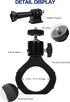 UTV Camera Mount for GoPro & More, Aluminum Bracket Fits 1.75"-2" Roll Cage on Polaris RZR, 360° Rotation UTV Camera
