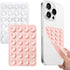 OLLBIT 2PCS Silicone Suction Phone Case Mount,Silicon Adhesive Phone Accessories Sticky for Smartphones,Hands-Free