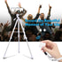 Fotopro 59'' 3-Way Camera Tripod, Portable Tripod for iPhone with Bluetooth Remote, Aluminum Video Camera Tripod