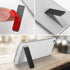 Ultra-Thin Adjustable Mini Alloy Cell Phone Holder, Portable Foldable Stand for Mobile Phone Tablet (Black)