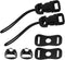 DECORNIJIA Camera Strap Connectors and Triangle Split Rings Replacement Set with Leather Protector