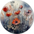 Poppy Flowers Bouquet in Resin Optic, A Flower PopSockets Standard PopGrip
