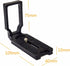 1/4"-20 Reflex Camera Universal L-Shape Camera Bracket Quick Release Plate for DSLR/Mirrorless Cameras - Arca Swiss