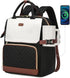 Bookbag for Women Laptop Backpack, Teacher Nurse Work Computer Bags with Cup