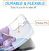 luolnh Galaxy S21 Case, Samsung Galaxy S21 Shockproof Soft Silicone Rubber TPU Bumper Cover for Girls (Abstract Purple