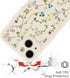 RALEAVO Floral Case for iPhone 13, Cute Flower Branch Pattern Design, Slim Thin Soft Silicone Shockproof Anti-slip