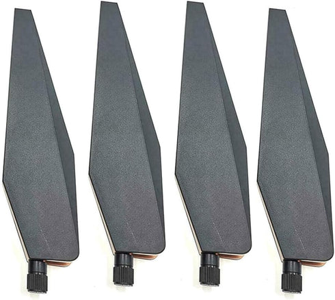 UCCKEYI 4PCS SMA Female Dual Frequency Omnidirectional Antenna Compatible with ASUS GT-AC5300 Router