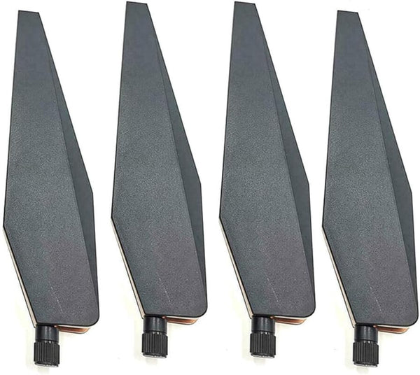 UCCKEYI 4PCS SMA Female Dual Frequency Omnidirectional Antenna Compatible with ASUS GT-AC5300 Router