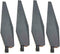 UCCKEYI 4PCS SMA Female Dual Frequency Omnidirectional Antenna Compatible with ASUS GT-AC5300 Router