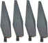 UCCKEYI 4PCS SMA Female Dual Frequency Omnidirectional Antenna Compatible with ASUS GT-AC5300 Router