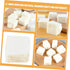 8pcs Totority Simulated Tofu Cube Models Artificial Tofu Realistic Food Decor for Display