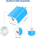 Android Phone USB Type C Fast Charger for Samsung Galaxy A Series, Dual Car Charger Wall Block C Charging Cable