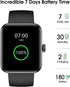 Smart Watch, Fitness Tracker, 45mm Touchscreen, Heart Rate Monitor, Blood Oxygen, Sleep Tracking, IP68 Waterproof,