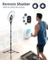 UBeesize 12'' Selfie Ring Light with 62’’ Tripod Stand for Video Recording, Live Streaming Compatible with Phones