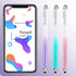 Penyeah Stylus Pen - 4 in 1 Universal Touch Screen Disc Tip/Mesh & Rubber Tip for iPad/iPhone/Android - Dream Purple