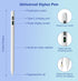 MoKo Stylus Pens for Touch Screens, Fast Charge Stylus for Apple iPad/iPhone/Samsung, White
