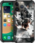 CARLOCA Skull Poker Graphic Design Phone Case for iPhone 15 Pro Max, Shockproof Anti-Scratch Protection