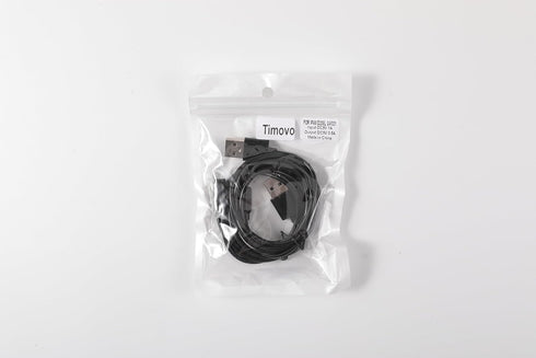 TiMOVO Smart Watch Charger, Magnetic USB Charging Cable for YAMAY VeryFitPro SW021, SW01, Willful SW023, SW025, Black