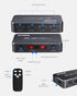 4K HDR HDMI Switch, Koopman 4 Ports 4K 60Hz HDMI 2.0 Switcher with IR Wireless Remote, Supports UltraHD Dolby Vision