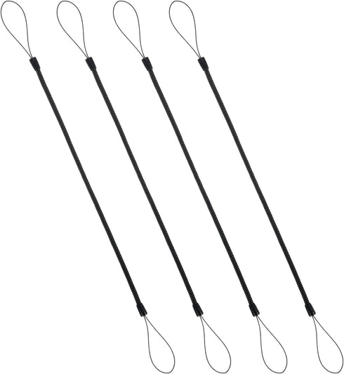 Mabor 4Pcs Pen Leash, Stylus Pen Tether, Plastic Elastic Tether Lanyard for Touch