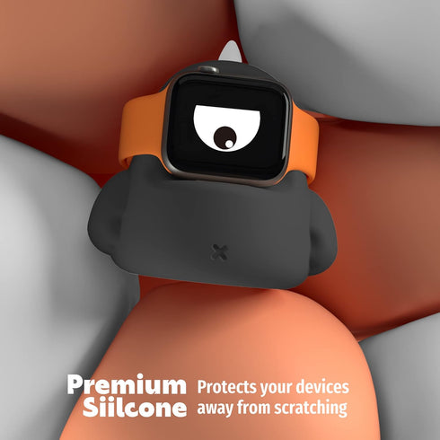 ELETIUO Ultra2/Ultra/10/9/8/SE2/7/6/SE/5/4/3/2/1 (49/46/45/44/42/41/40/38mm),Dinosaur Charger Stand Compatible