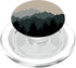 PopSockets PopGrip for MagSafe - Mountains Trees Forest Wild Nature Abstract Art Minimalist