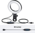 Meyin 10 Ring Light Clip on Laptop Monitor, Webcam Light Brightness Level Video Conference Lighting for Remote