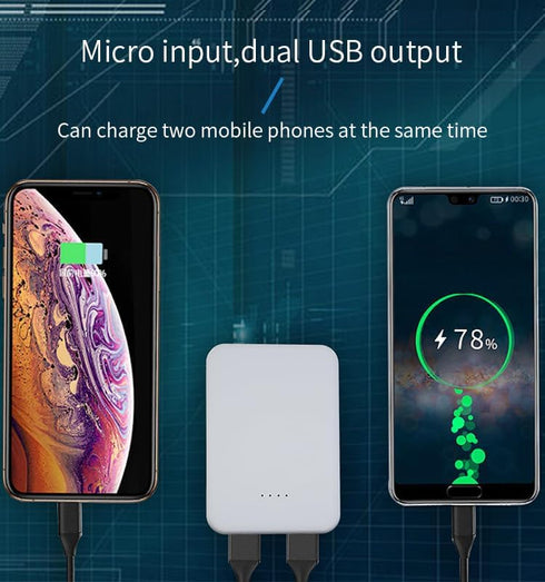 Portable Charger Power Bank: 5000mAh Battery Pack with USB Cable, Hard Case and Hook for iPhone, Samsung Galaxy (2)