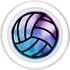Volleyball Pop Socket Space Galaxy Watercolour, PopSockets PopGrip, Swappable Grip for Phones & Tablets