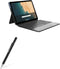BoxWave FineTouch Stylus Pen for Lenovo Chromebook Duet, Super Precise - Jet Black