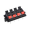 uxcell 2 Row 8 Way Spring Speaker Terminal Clip Push Release Connector Cable Terminals Strip Block WP8-03