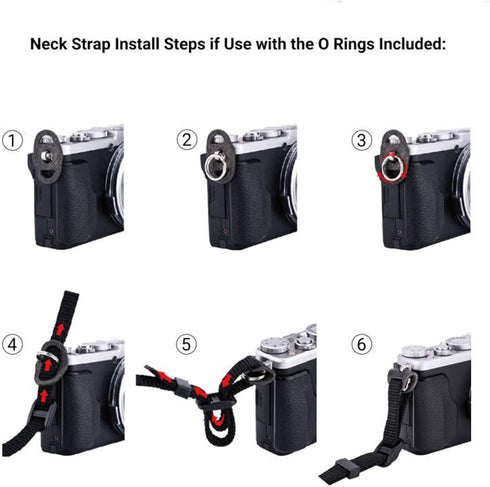 JJC Soft Neck Shoulder Strap for Sony ZV-E10 A6000 A6100 A6300 A6400 A6500 A6600, Fuji X-T5 X-T30 X-T20 X-T4 X-T3 X100V