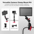 Mechrig (SY006) Super Clamp with Dual Ballhead Magic Arm, Aluminum Camera Clamp Mount Kit for DSLR Action