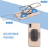 Cobee Cell Phone Ring Holder Finger Kickstand, 360° Rotation Foldable Metal Ultra-Thin Back Grip Stand for Magnetic Car