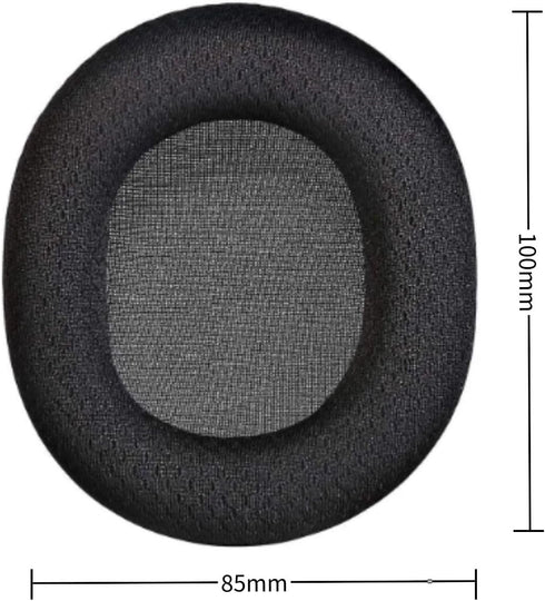 Replacement Arctis 7 Ear Cushions for SteelSeries Arctis 7 5 3 Soft Ear Pads with Noise Isolation Foam Sponge Cover Compatible with SteelSeries 7 5 3 Wireless Gaming Headset (Black)
