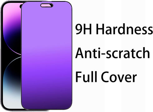 2 PCS Anti-Spy Tempered Glass for iPhone 14 Pro Max - Matte Anti-Glare, Full Coverage, 6.7" Anti-Scratch Protector.