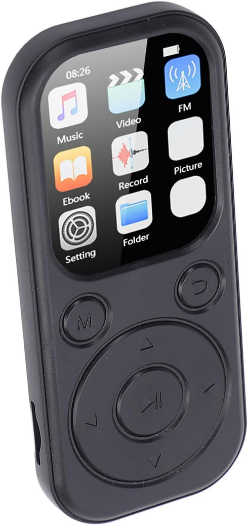 Yunseity MP3 5.4, 1.8 Inch 32G Player, Music Player with Bluetooth Built in HiFi Speaker Portable HiFi Music Player